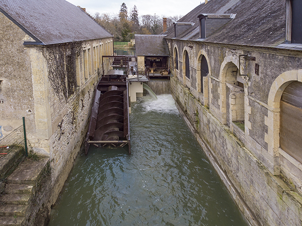 La centrale hydroélectrique des Forges Royales de Guérigny installée