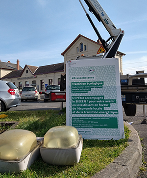 Point travaux sur Cosne-sur-Loire avec le service Electricité
