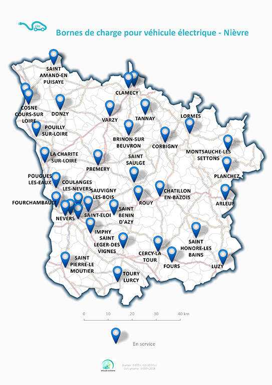 Un réseau de bornes de recharge sur tout le territoire - Régie Energis