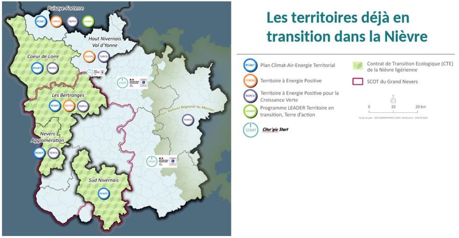 Les territoires déjà en transition